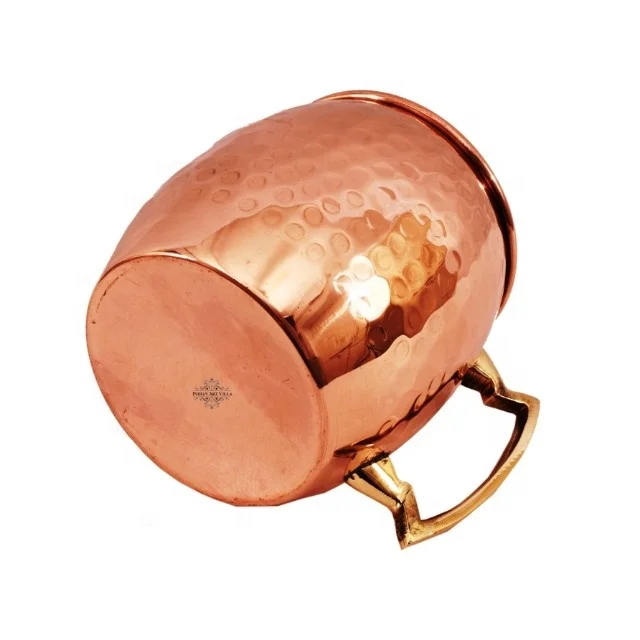 Custom High Quality Beer Mug With Handle At Offer Price Handmade High Quality Copper Product Manufacturing