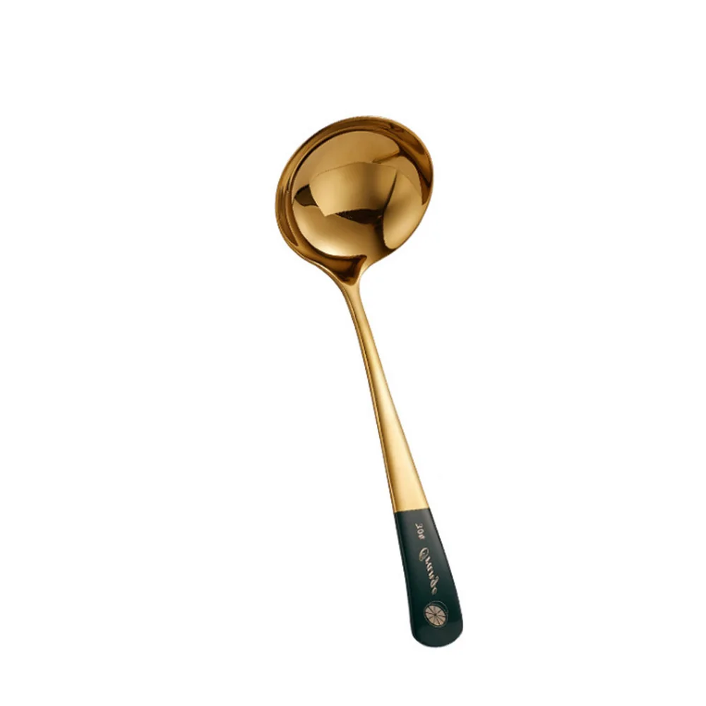 Personalized customizable LOGO pot, spoon and colander set Customizable LOGO suitable for restaurant kitchens