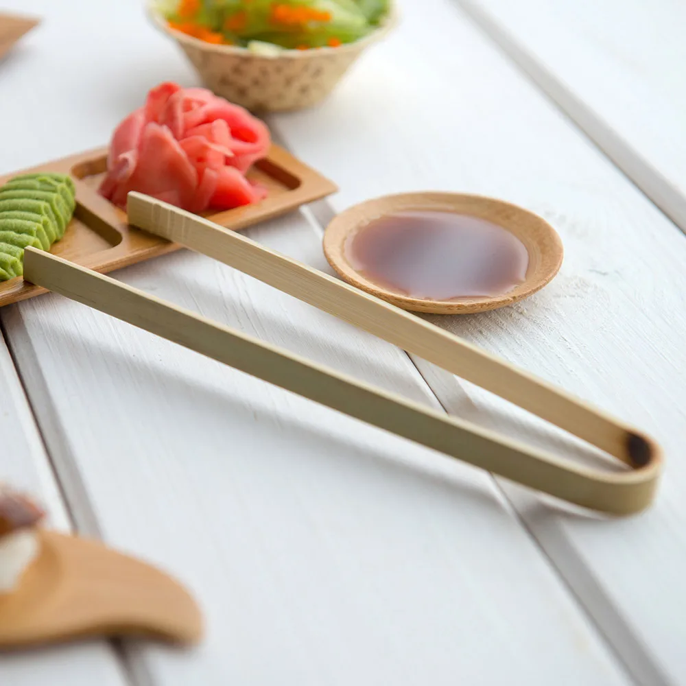 
Natural Bamboo Small Tongs - 4