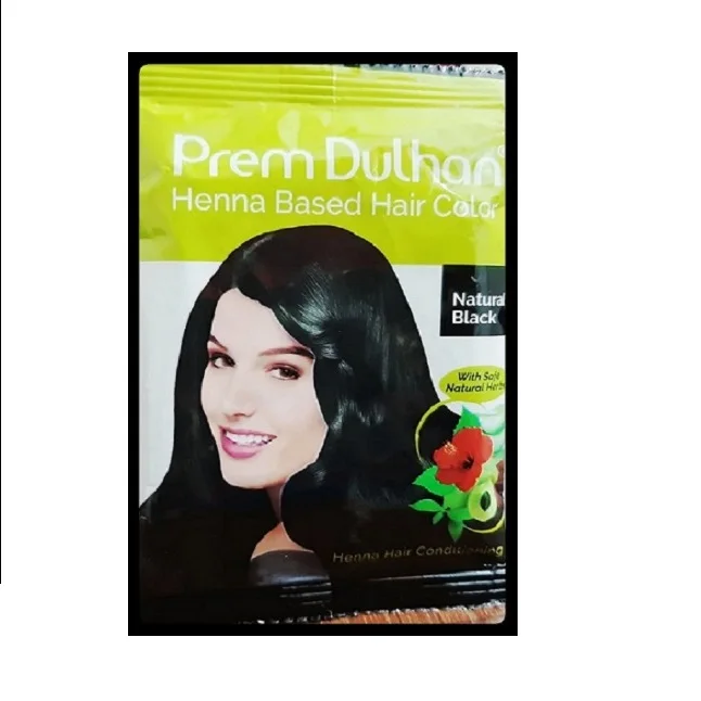 Black henna Based Hair Dye