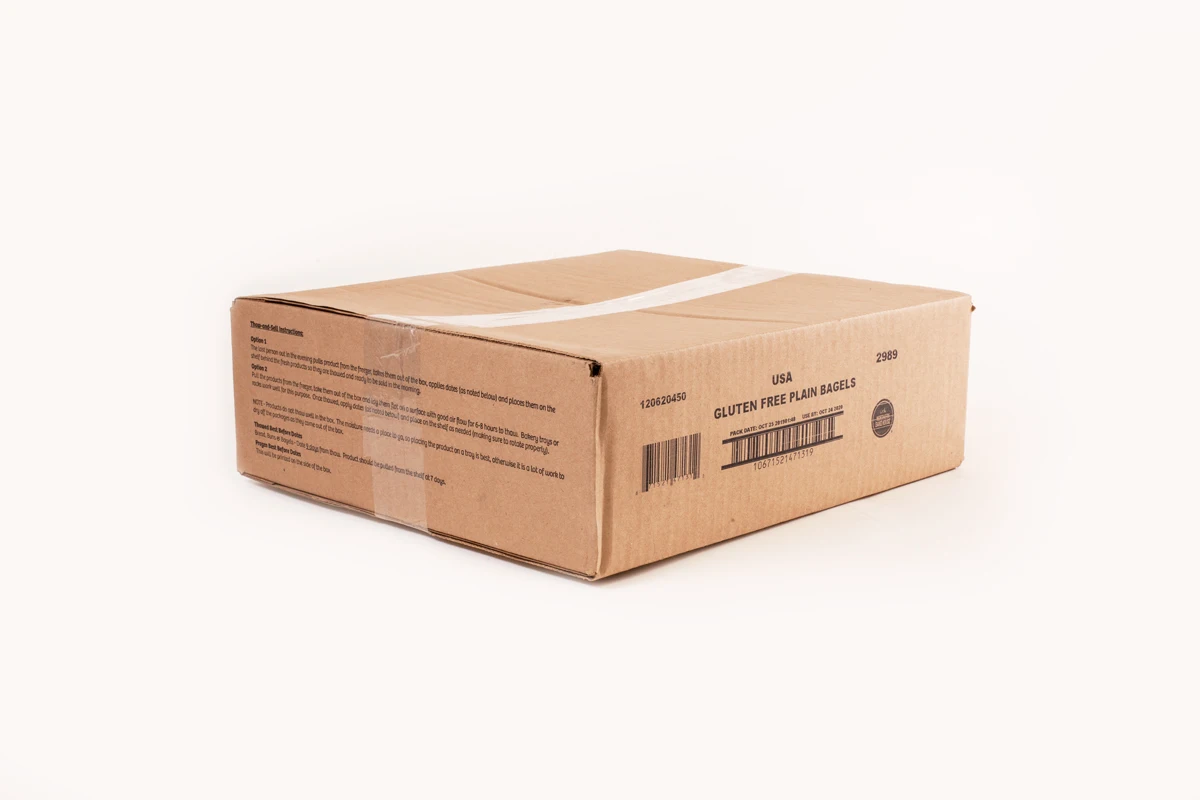 GLUTEN FREE PLAIN BAGEL 6-4 COUNT Manufactured by Lynco West Food Marketing