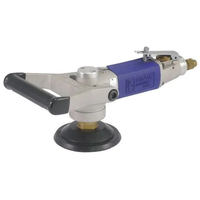 4500 rpm Safety Lever, Rear Exhaust Water Wet Air Polisher Sander