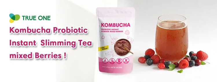 OEM ODM Custom bag detox tea private label probiotic supplement weight loss 14 day detox slim tea kombucha powder