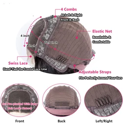 Cheap Cuticle Aligned Virgin Human Hair Lace Front Closure Short Bob Wig Straight Glueless Peruvian Bob Wigs Lace Front Pixie