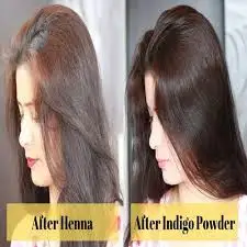 Burgundy Color Henna Hair Mehndi