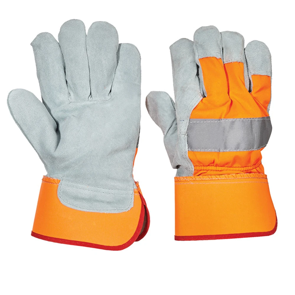 Защитные перчатки для рук с защитой ладони кожаные от Пакистана