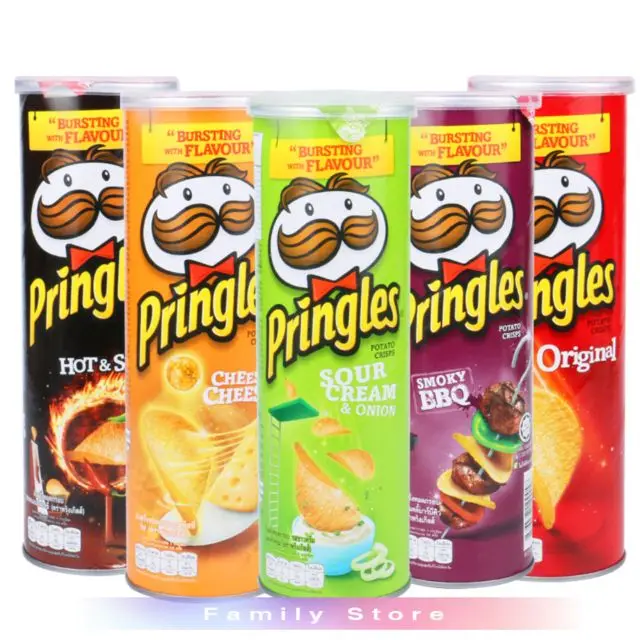 Pringles Potato Chips  40g , 165 g ,180g , 190g , 200g. Available