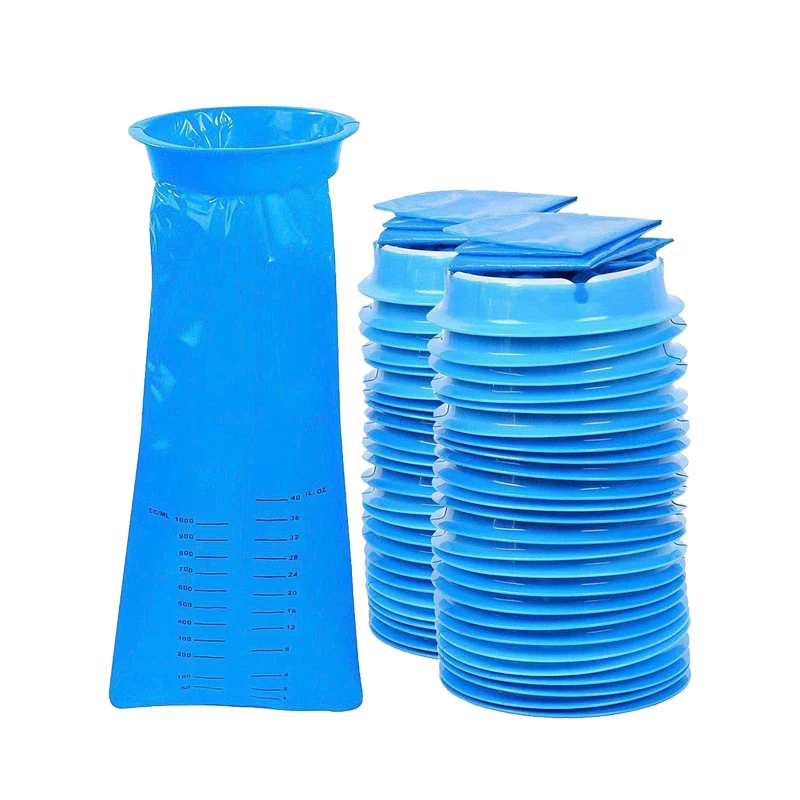 1000 ml Blue Emesis Bags Disposable for Morning Sickness Truck Car and Kids