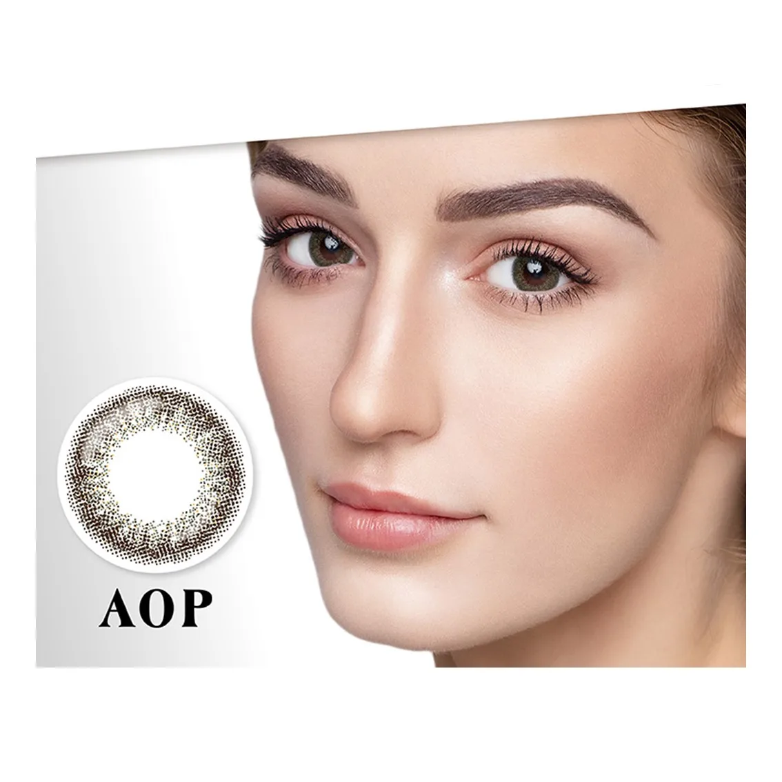 Самые продаваемые трехтонированные серые Ежемесячные контактные линзы