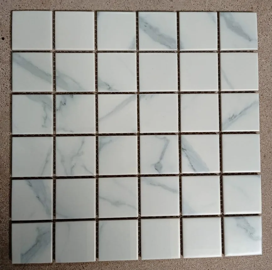 Carrara Premium Matte 2 x 2 Square Mosaic 12 x 12