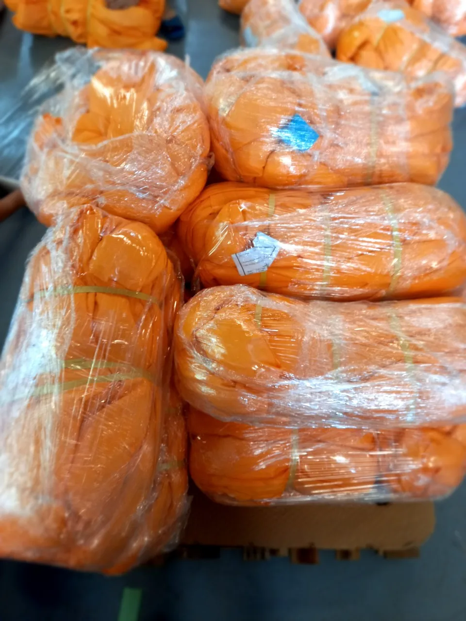 Тяжелый крановый подъемный ремень из бесконечного полиэстера Круглый строп Сертификация ISO9001