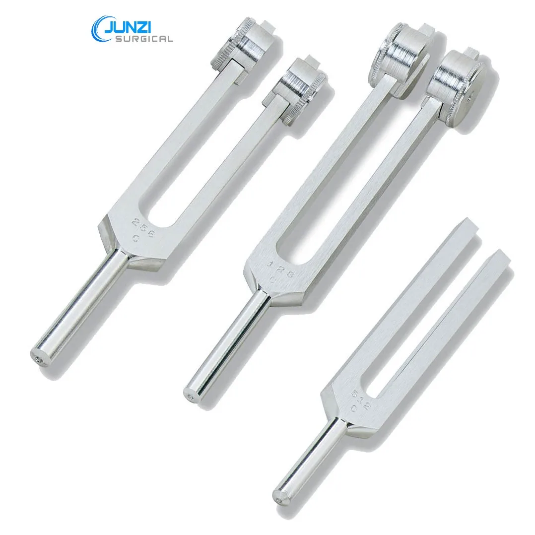 Otology Tuning Forks 7 Aluminum Alloy Tuning Fork Experiment Set Sensory Sound frequency pure tone