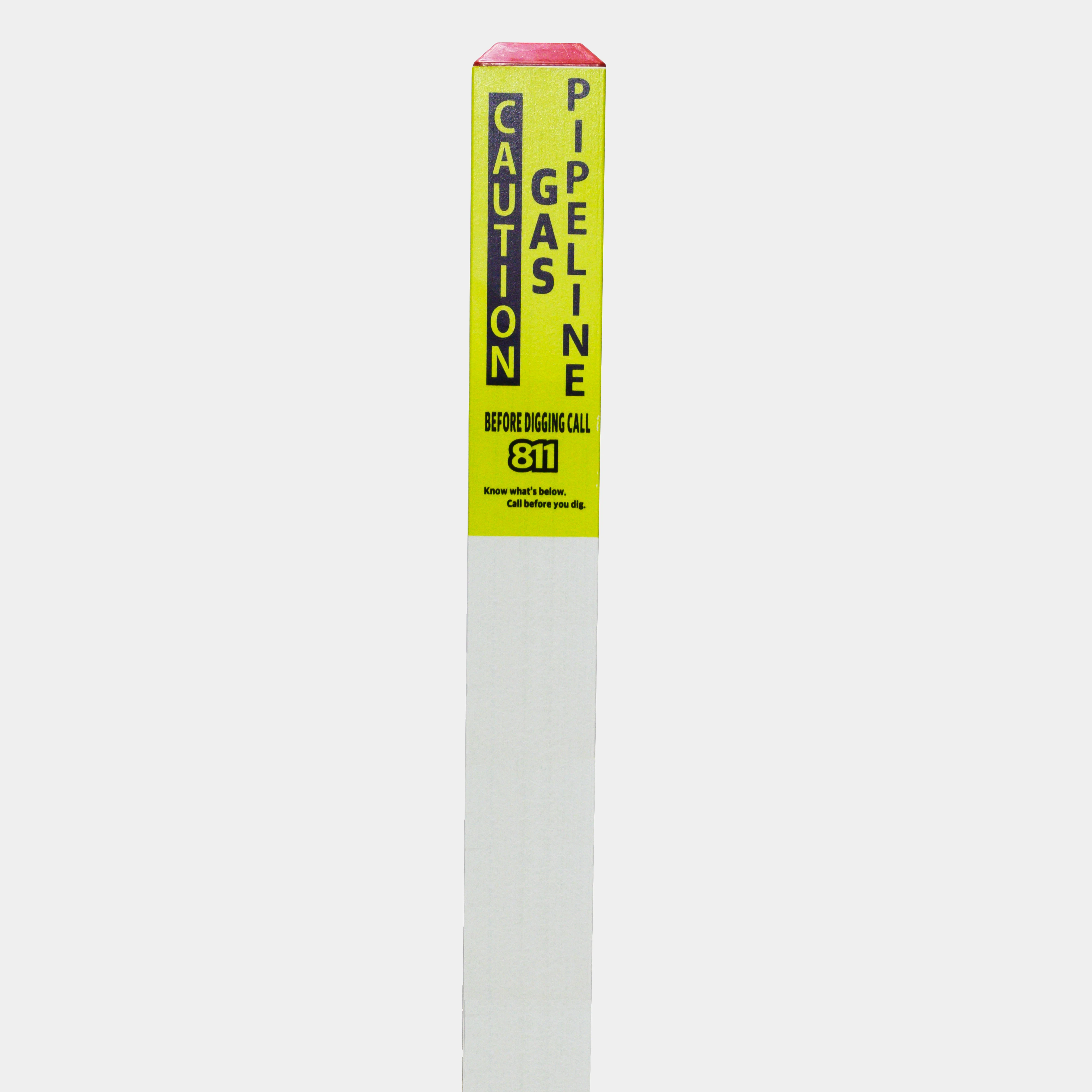 Customized design frp pile fiberglass utility electric marker post