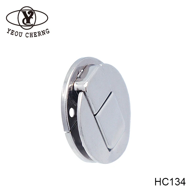 Case hardware HC134 silver color round shape metal draw latch lock for Guitar wooden case aluminum box