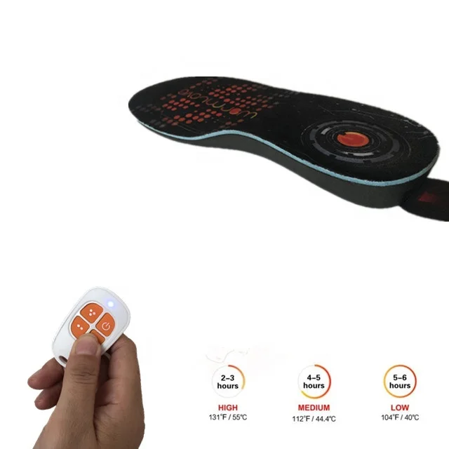 Лучшие оптовые электрические Подогреваемые стельки для обуви с дистанционным управлением