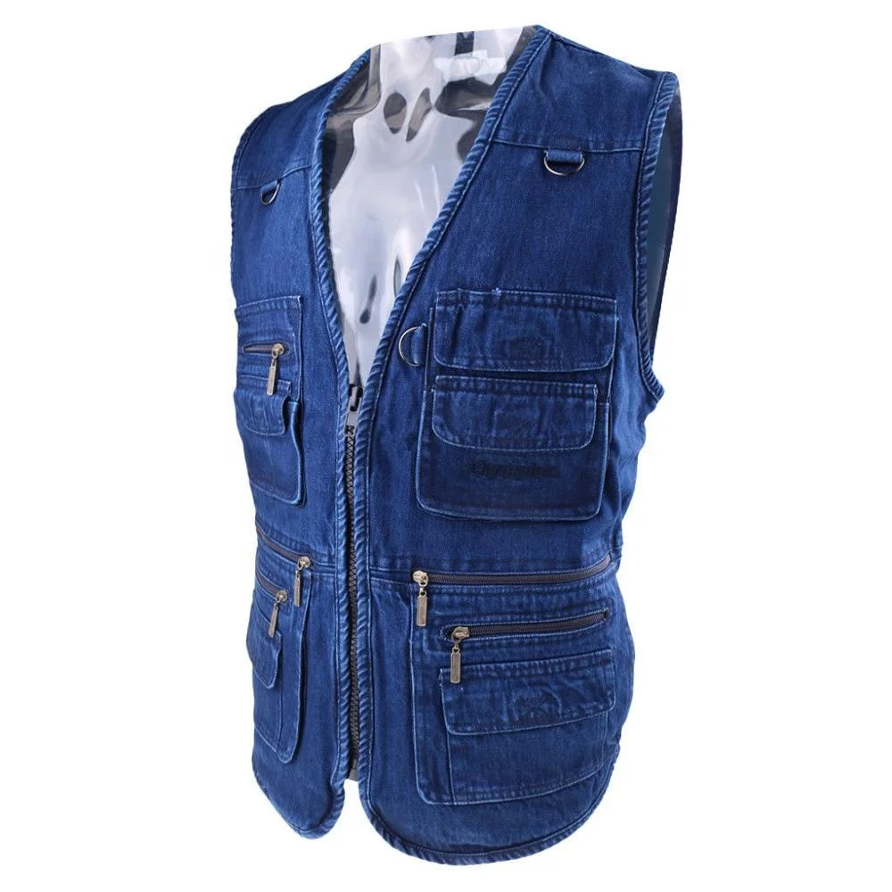 Mens Denim Vest