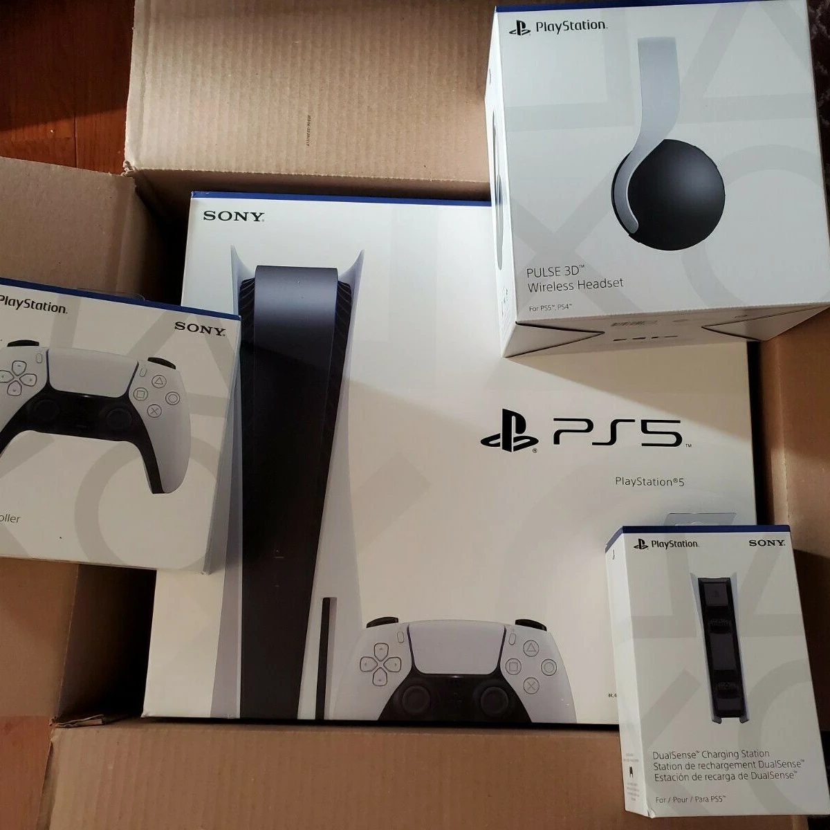 BEST SALES FOR-PS5 Console Digital Edition & Disc Version 825GB 15 GAMES & 2 Dual sense wireless controllers