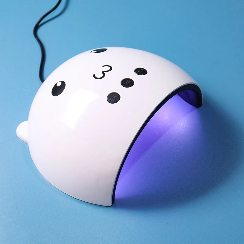 Nail Polish Curing LED Gel Fast Curing CE White/Blue/Pink Color Plastic Material 1 Year Warranty Nail Lamp
