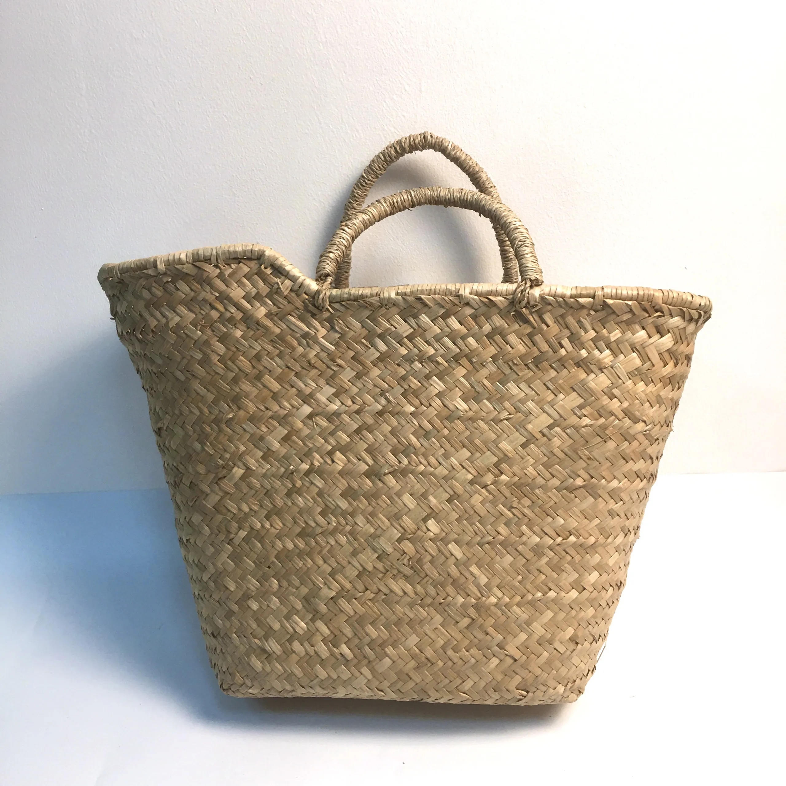 Плетеная соломенная сумка модная летняя пляжная из натуральных морских водорослей женская вьетнамская ручная