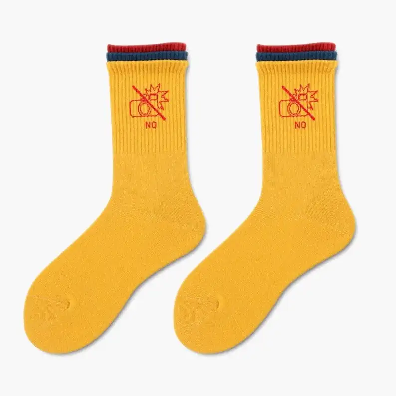  Оптовая продажа носки из 100% хлопка спортивные тканые повседневные мужские для зимы цвет черный Вьетнама