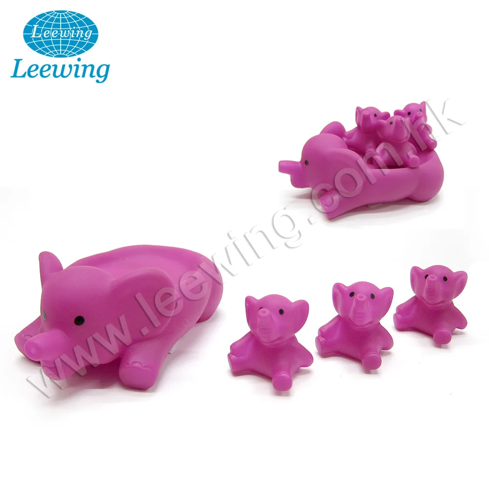 Best Selling Baby Toy Factory Price Plastic PVC Phthalate Free Vinyl Mini Bath Toy Animal Duck Frog Ladybird Pig Cow Bath Toy