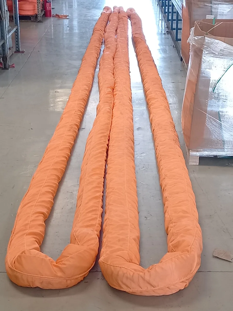 Тяжелый крановый подъемный ремень из бесконечного полиэстера Круглый строп Сертификация ISO9001