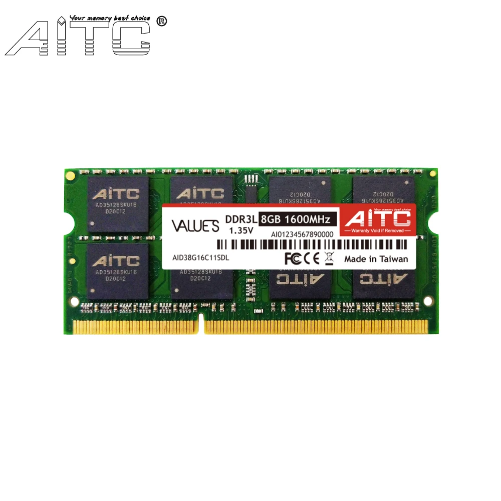 Горячая Распродажа AITC ddr3l 8GB 1 35 V 1600mhz ram для