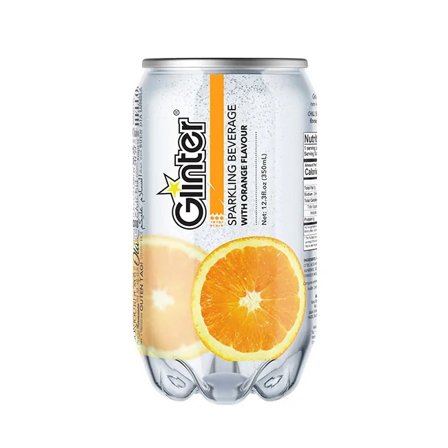 Halal Beverage Products Popular Malaysia Carbonated Drinks 24 Cans / Carton 4.9% Brix from Malaysia 10 Flavors Fruit Taste 0.35L