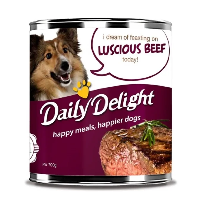 Pet Can 180g Energy Lift Provide Vitamin B And B12 Develop Dog Body Luscious Beef Dog Food By Daily Delight