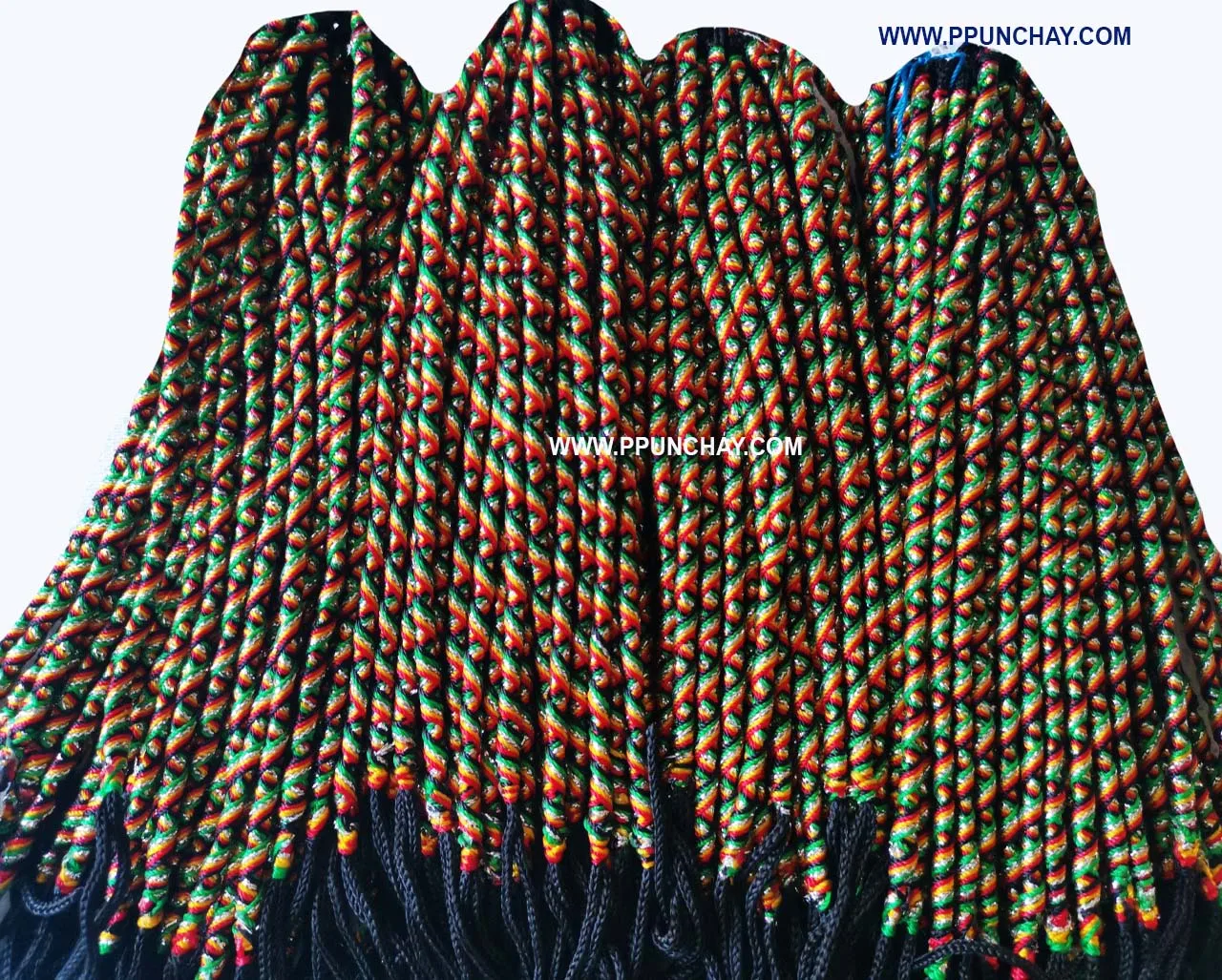 Friendship Bracelet Worm Rasta  Macrame Friendship bracelets Worm Rasta Ppunchay Peru Ethnic Andean Nice colors Handmade