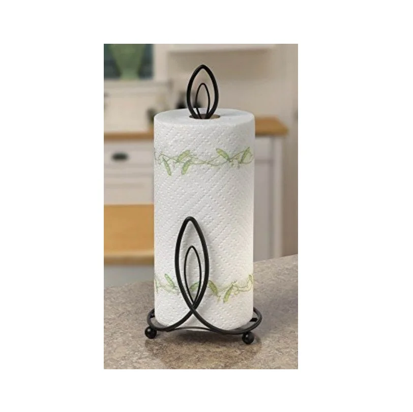 Stylish Marble Stainless Steel toilet paper holder napkin Holder handcrafted iron standing toilet paper holder