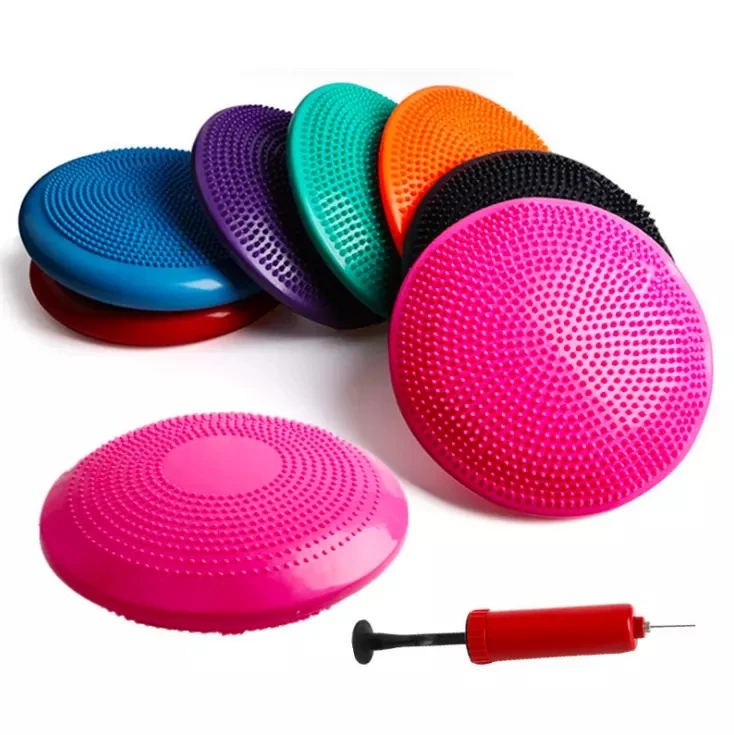 Promotional Training Wobble Massage Cushion Yoga Fitness Balance Disc