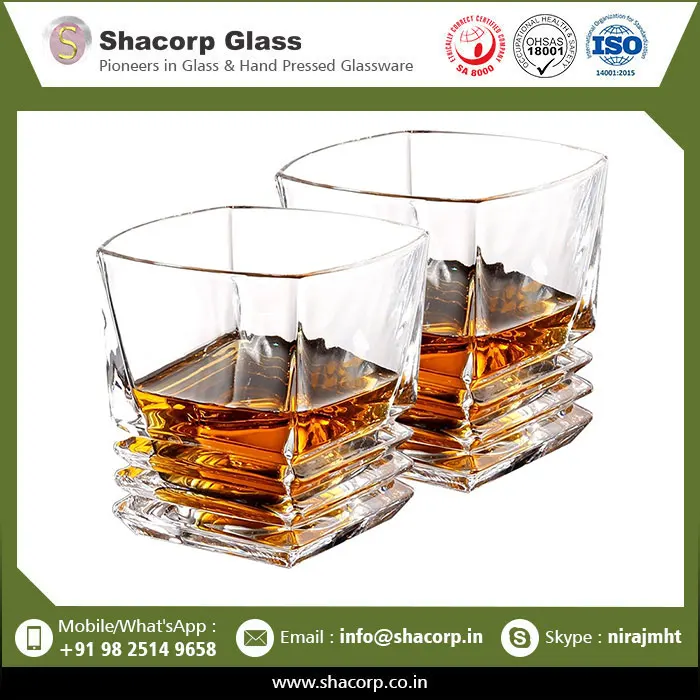 New Arrival Square and Cube Glasswares at Wholesale Price