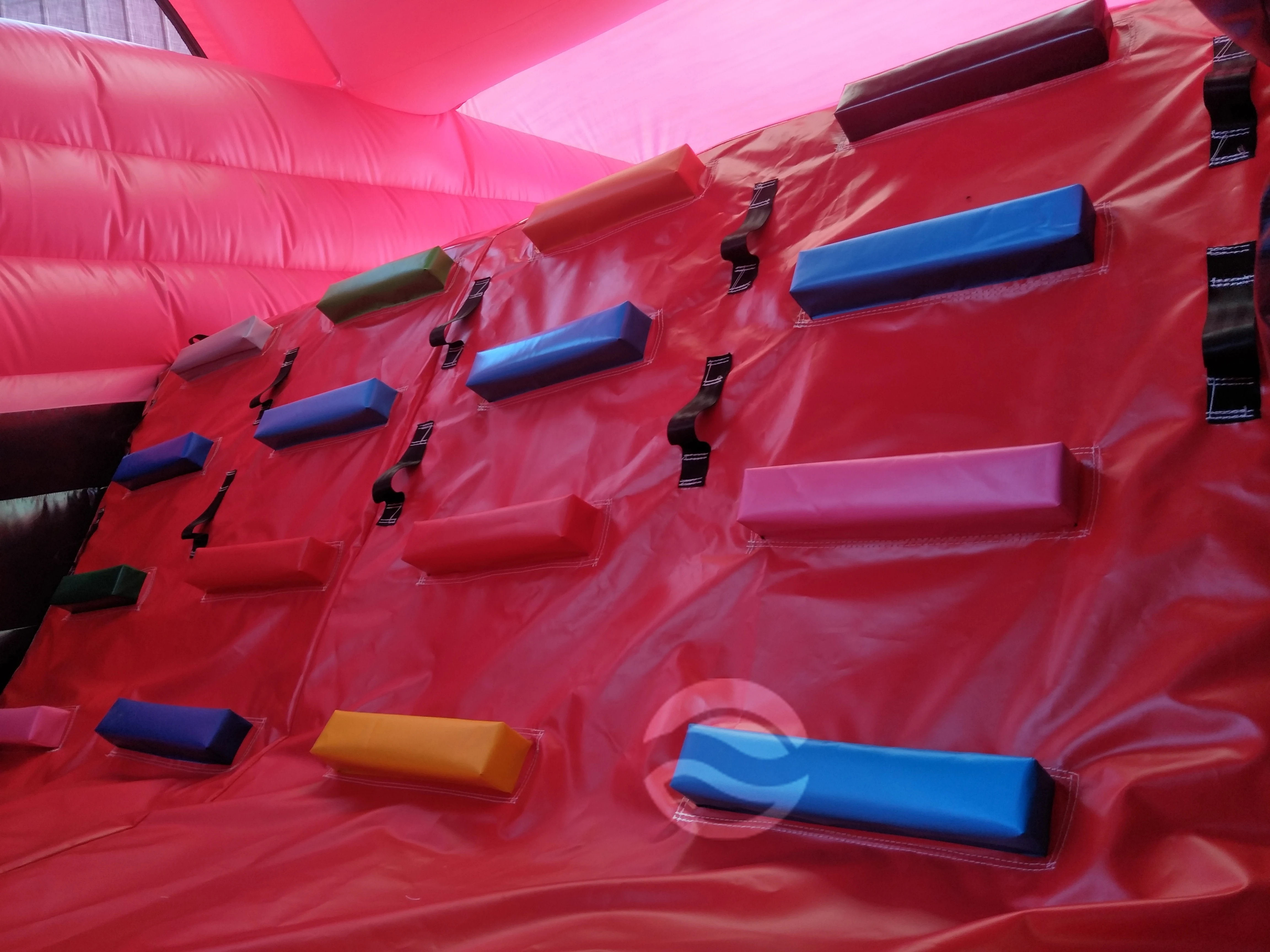 Commercial Bounce House Pink Monster Truck Inflatable Car Bouncy Castle Combo