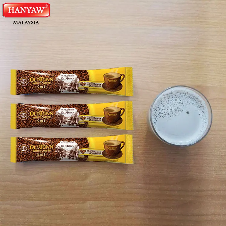[Малайзия] Быстрая доставка + Халяль Сертифицированный OLDTOWN белый кофе 2 в 1 и сливочный растворимый (15 мешков x 35 г 15 палочек/картонная коробка)