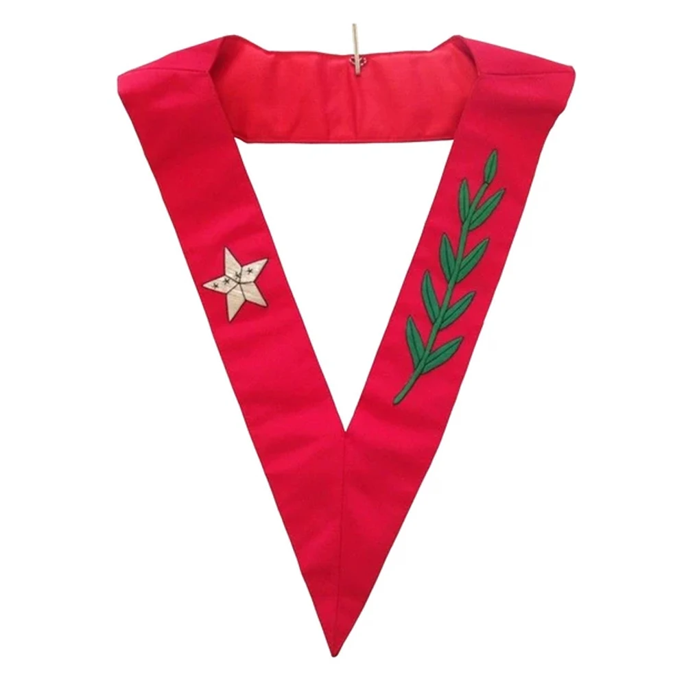 Masonic Scottish Rite 14th Degree Scottish Rite Hand Embroidered Collar
