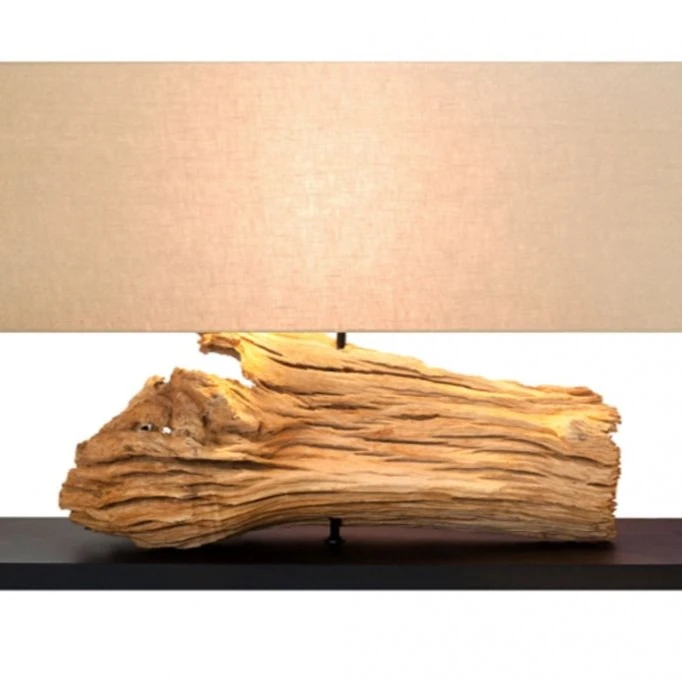 Driftwood floor lamp