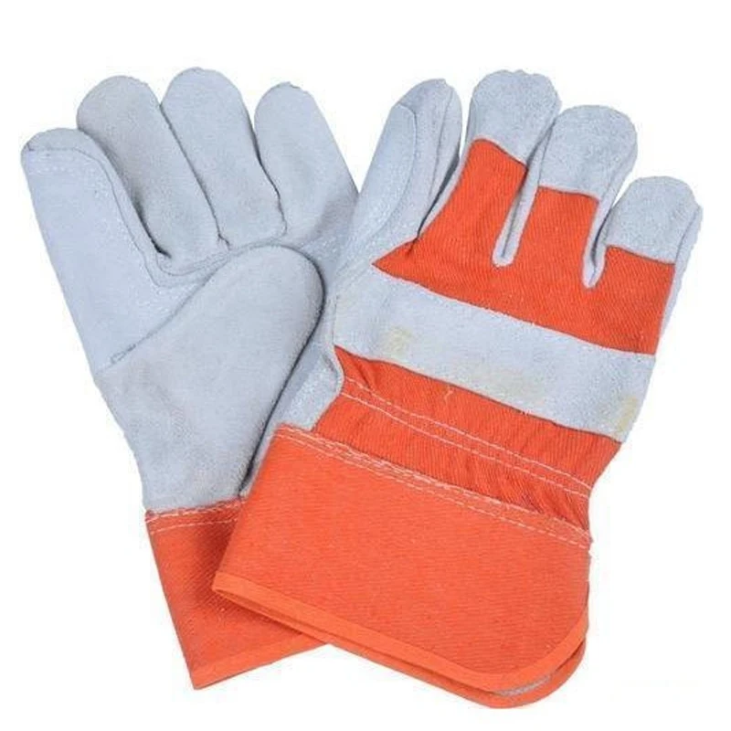  Рабочие перчатки vCow из спилка для водителей многофункциональные грузовиков складов сада фермы мужчин и женщин работы на открытом воздухе