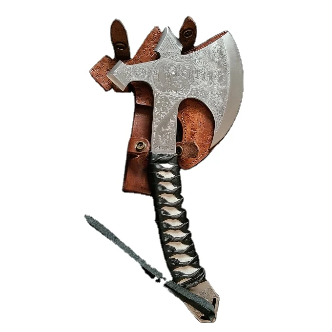 
D2 steel Engraved Axe 