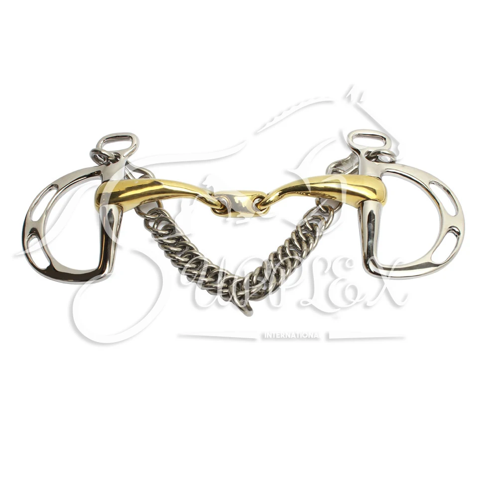 
 Kimblewick Двойной Шарнирный 45 градусов Смещение твердая латунь # лошадь # биты с открытым носком KK ссылка исландский Биты  