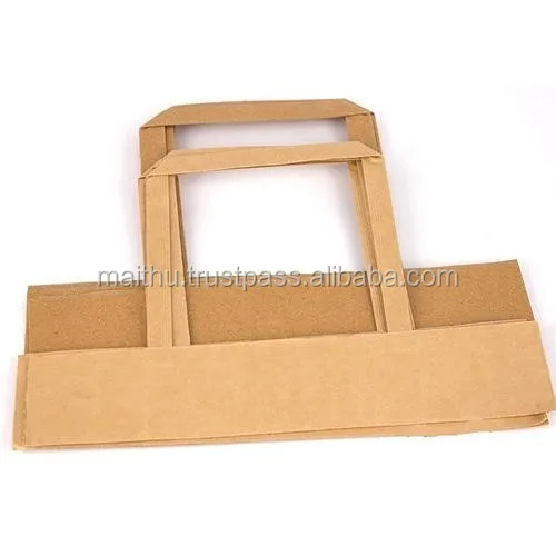 Quality Carrier Paper Bag With Flat Handle
