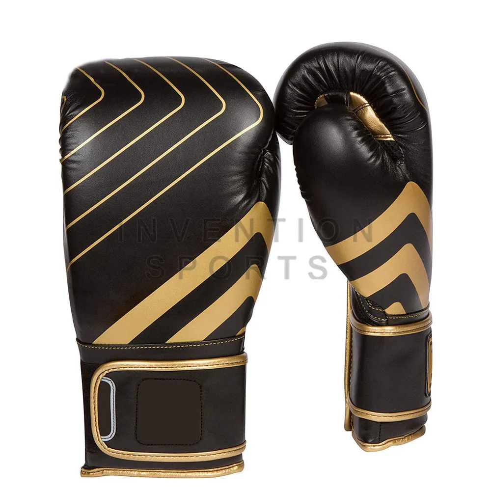 Custom Logo Manufacture Personalized PU Leather Lace Up Mma Winning Kickbox Kickboxing Boxing Training Glove