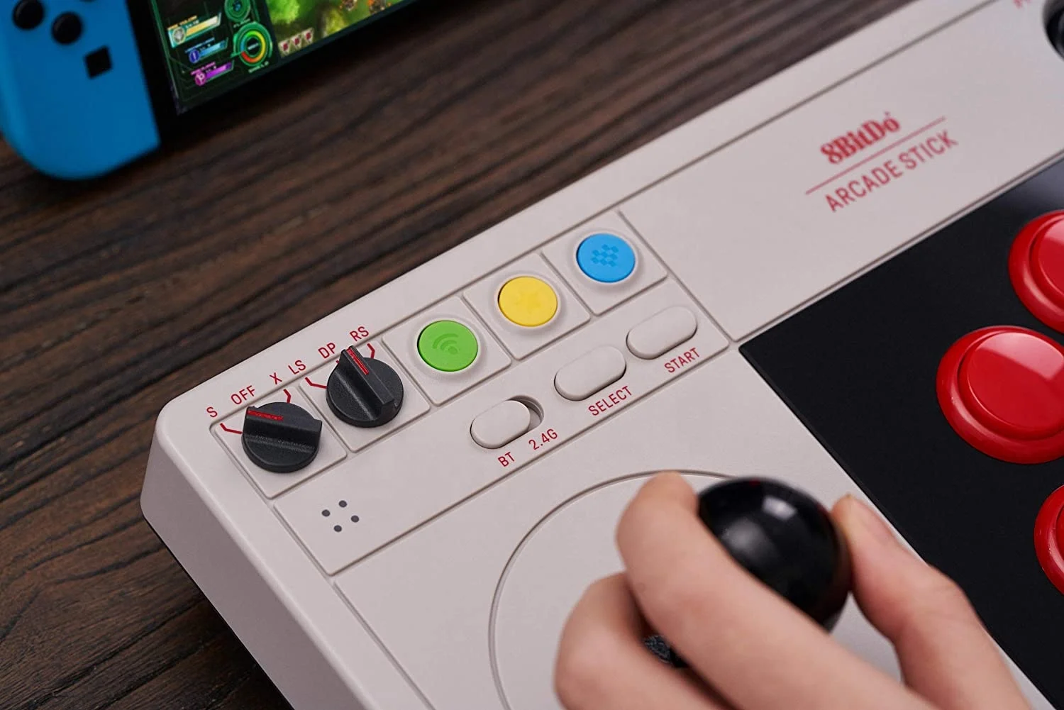  Оптовая продажа ретро 8bitdo беспроводной и 2 4G версия джойстик V3 аркадная игра Стик для переключатель & окна паровой