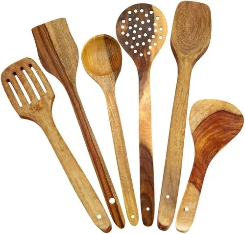 Good Quality Cutlery Set Wooden Lightweight Most Trending Restaurants hotel Cutlery Set Flatware Natural Polish Finished