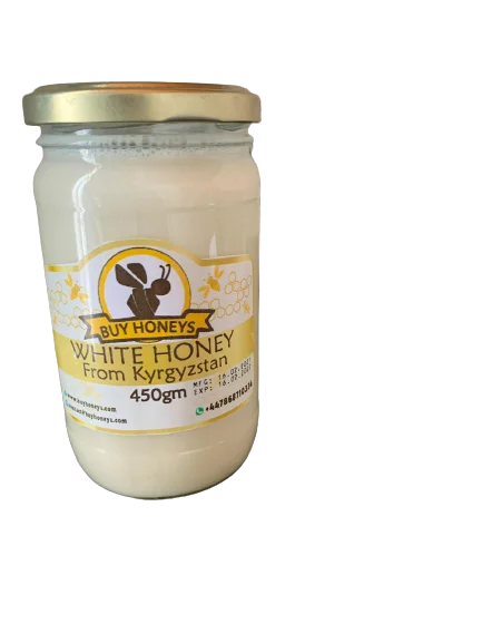 Miel blanc du Kirghizistan, acheter des miels blancs 100% miel naturel pur du Kirghizistan