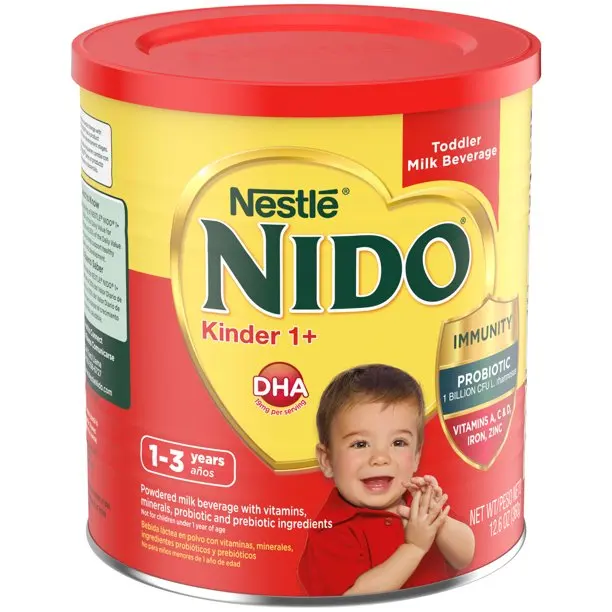 Напитки Nestle NIDO для сухого молока для малышей 1 +, емкость 12,6 унции, стабильный напиток для малышей 12,698 унции