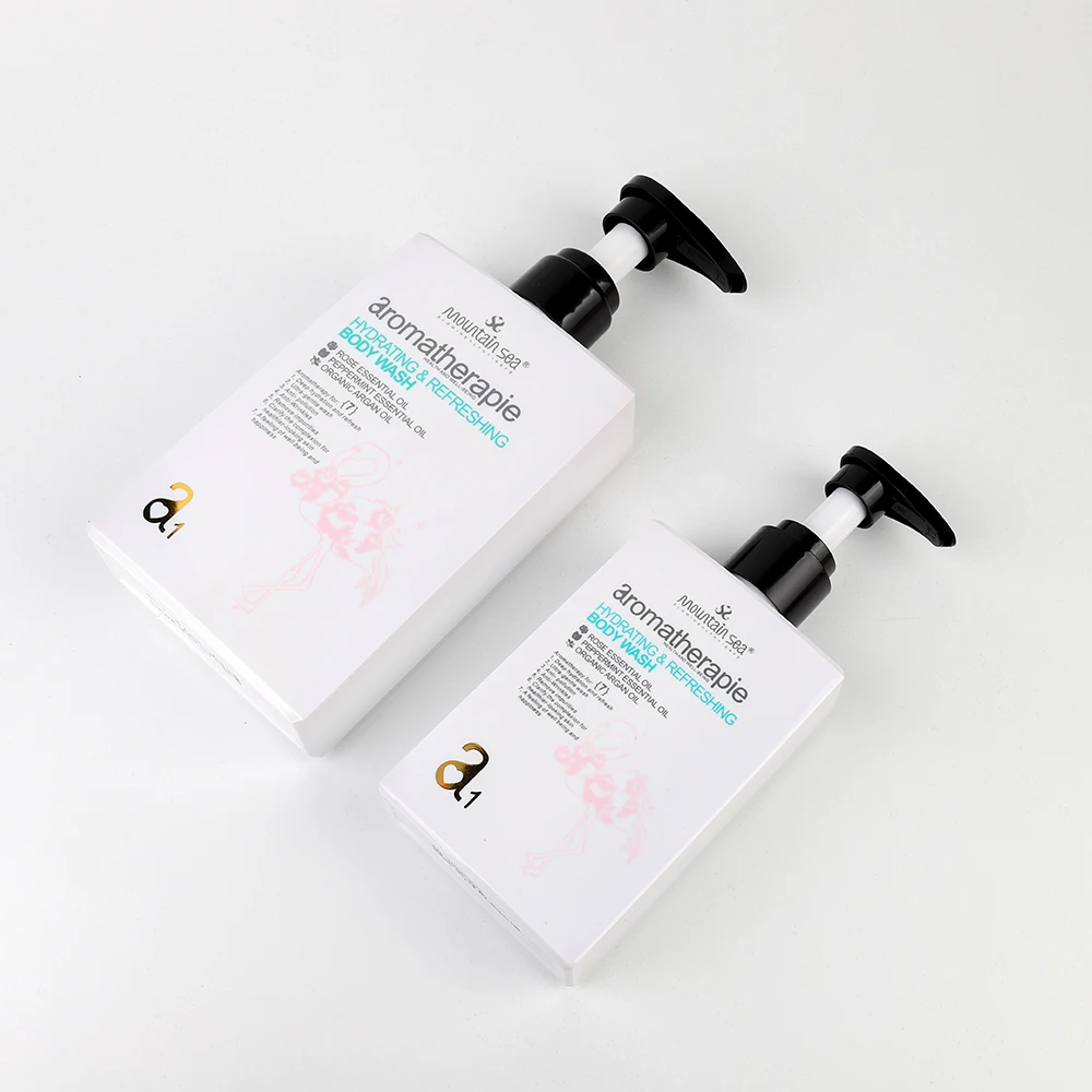 Оптовая продажа увлажняющий лосьон с розовым маслом сухой и грубый гладкий гель для душа без сульфата Женский уход за кожей тела