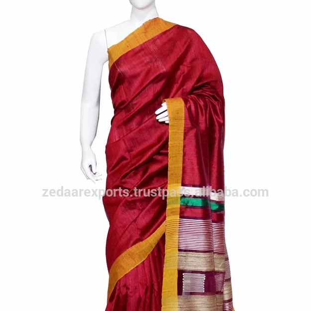 Handloom raw silk saree