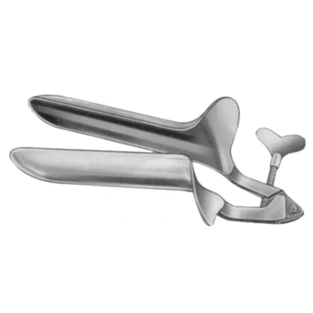 Grave Vaginal Speculas 95mmx30mm Black Insulated For Laser Surgery