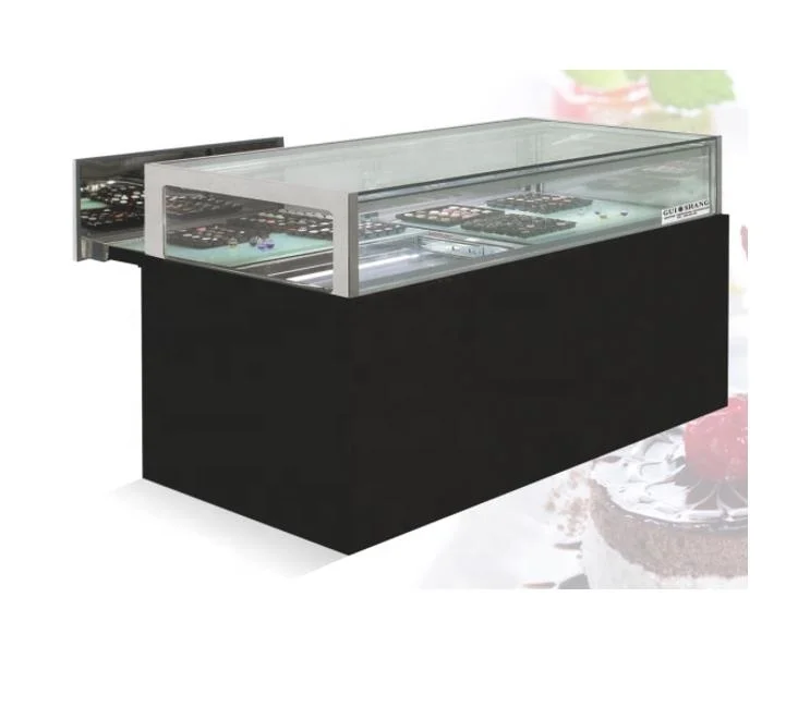 +12 degree Chocolate display cooler / Bakery Macaron dessert display fridge with drawers